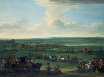 Jorge I en Newmarket, 4 o 5 de octubre de 1717